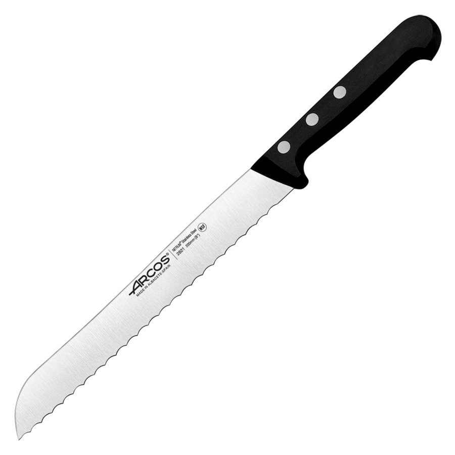 Нож кухонный для хлеба Arcos Universal 20 см, сталь нержавеющая