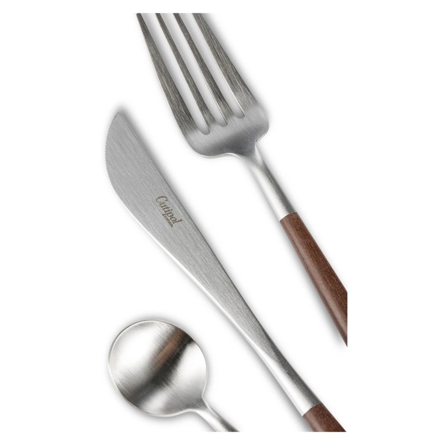 Набор столовых приборов Cutipol Goa Brown на 6 персон 24 предмета, п/к-Sale