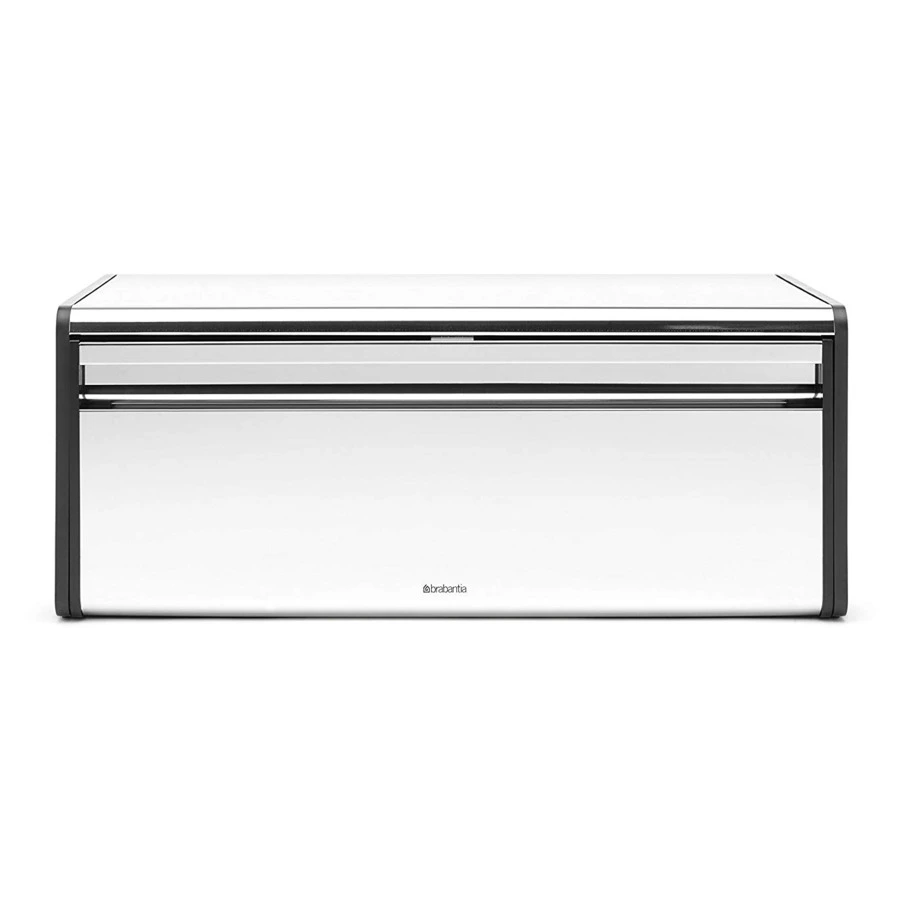 Хлебница с откидной крышкой Brabantia 18х46,5х25см, стальной полированный-Sale