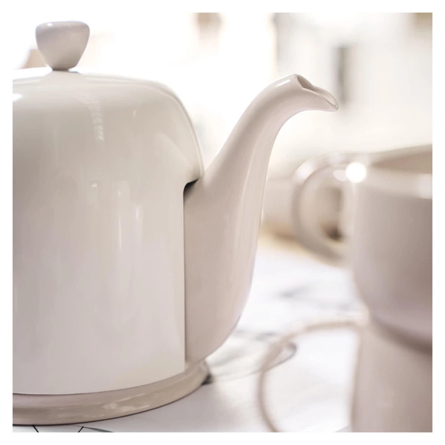 Чайник заварочный Degrenne Salam 1 л, керамика, сталь нержавеющая, розовый