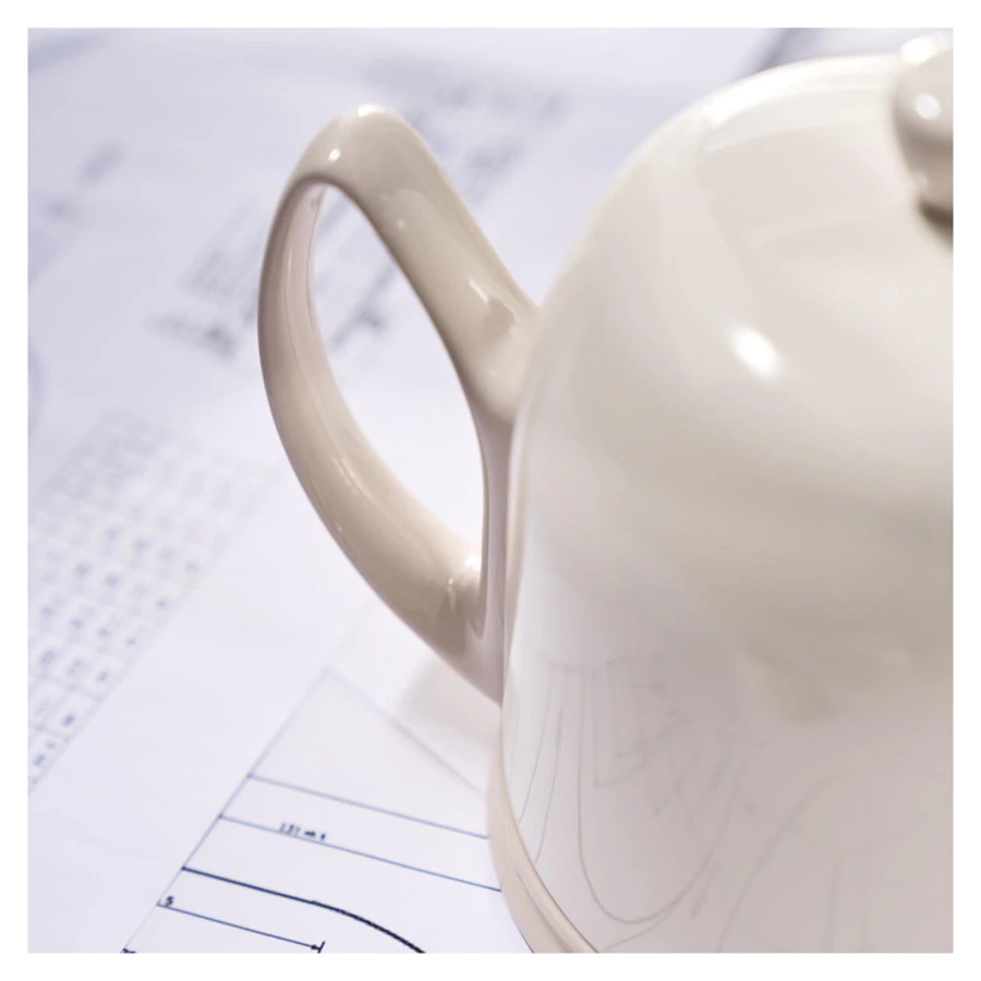 Чайник заварочный Degrenne Salam 1 л, керамика, сталь нержавеющая, розовый