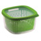 Контейнер для хранения овощей и фруктов со съемной корзиной SNIPS 1,5 л, зеленый, пластик