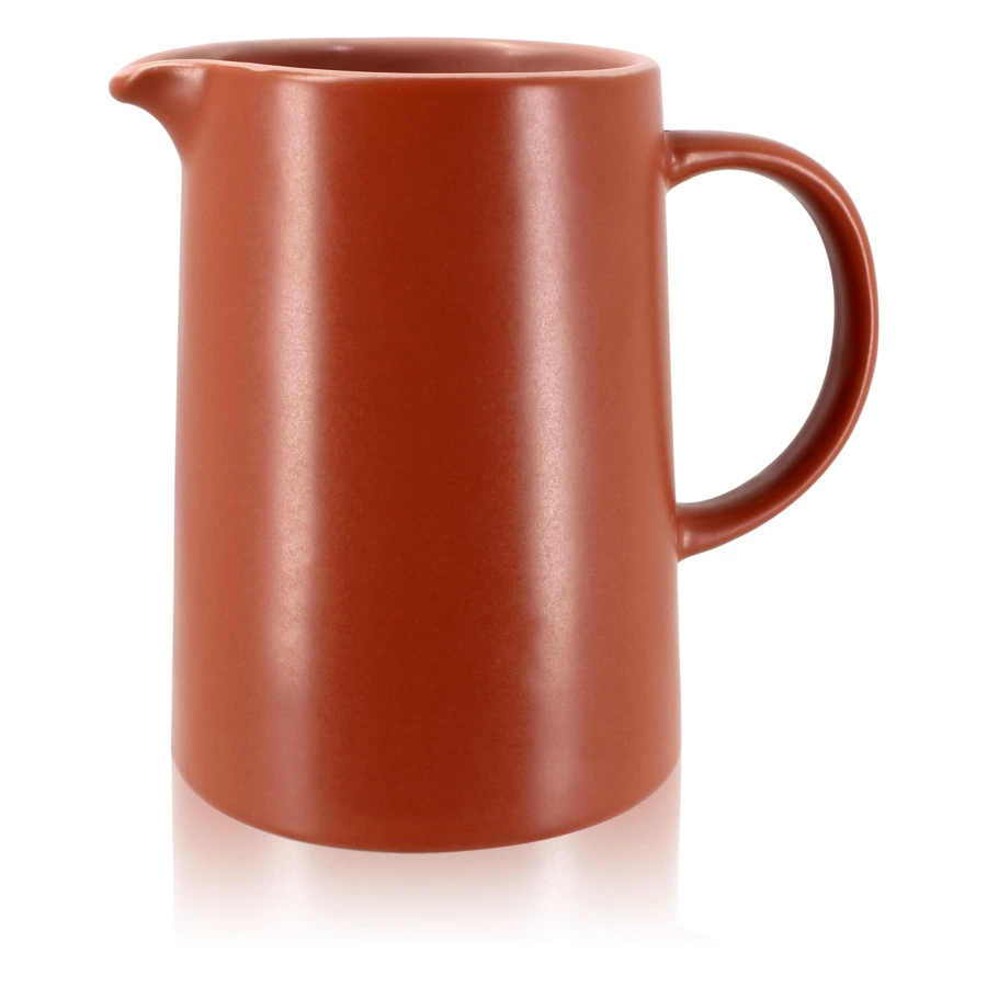 Кувшин OGO Outo 820 мл, керамика, красный