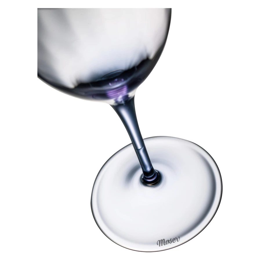 Набор бокалов для красного вина Moser Оптик 350 мл, 2 шт, александрит, п/к