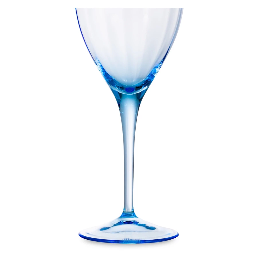 Набор бокалов для красного вина Moser Оптик 350 мл, 2 шт, аквамарин, п/к