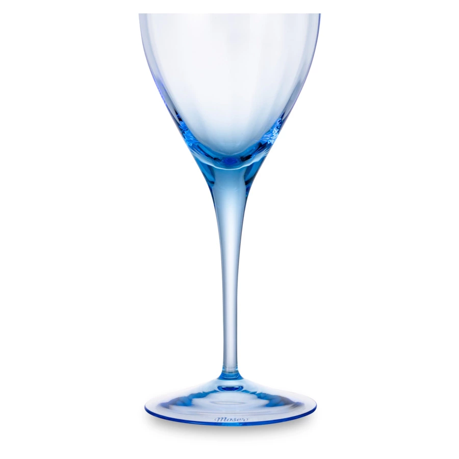Набор бокалов для белого вина Moser Оптик 250 мл, 2 шт, аквамарин, п/к