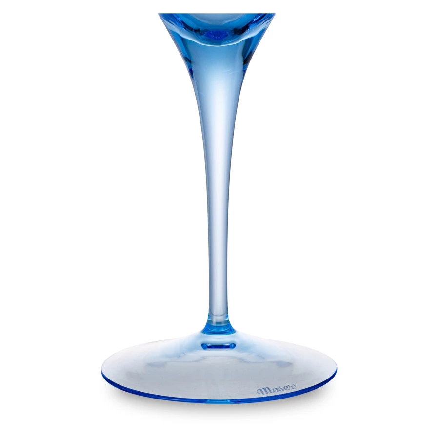 Набор бокалов для белого вина Moser Оптик 250 мл, 2 шт, аквамарин, п/к