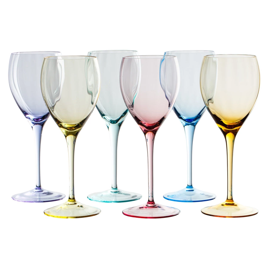 Набор бокалов для белого вина Moser Оптик 250 мл, 2 шт, розалин, п/к