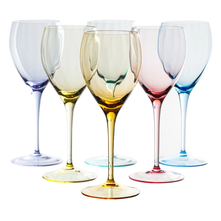 Набор бокалов для белого вина Moser Оптик 250 мл, 2 шт, розалин, п/к