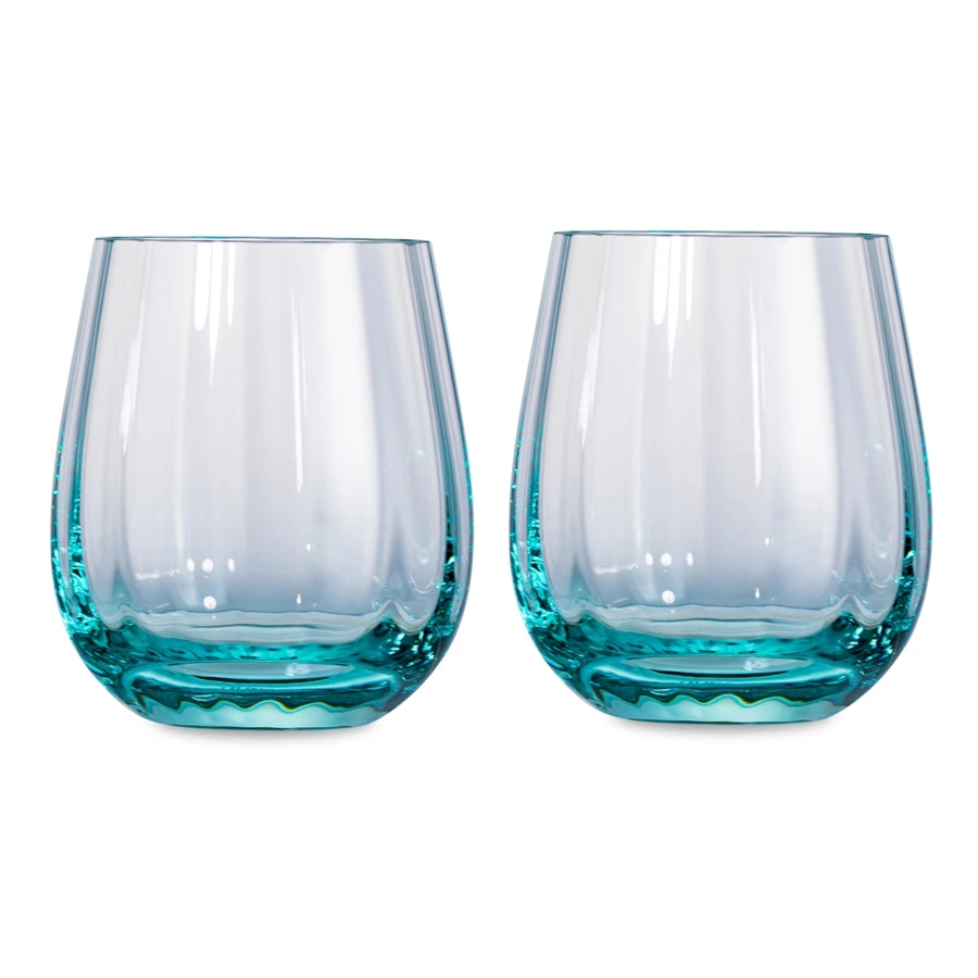 Набор стаканов для виски Moser Оптик 360 мл, 2 шт, берил, п/к