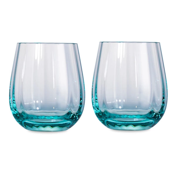 Набор стаканов для виски Moser Оптик 360 мл, 2 шт, берил, п/к