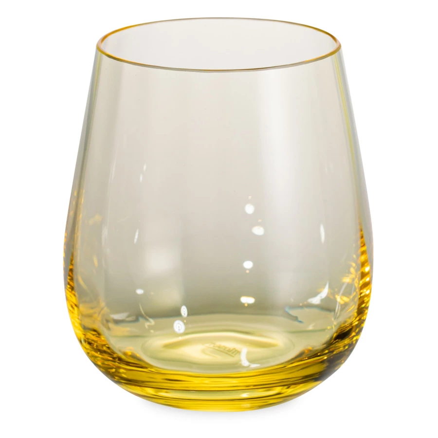 Набор стаканов для виски Moser Оптик 360 мл, 2 шт, желтый, п/к