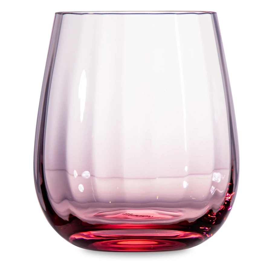 Набор стаканов для виски Moser Оптик 360 мл, 2 шт, розалин, п/к