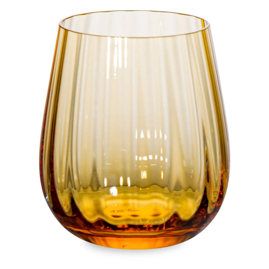 Набор стаканов для виски Moser Оптик 360 мл, 2 шт, топаз, п/к