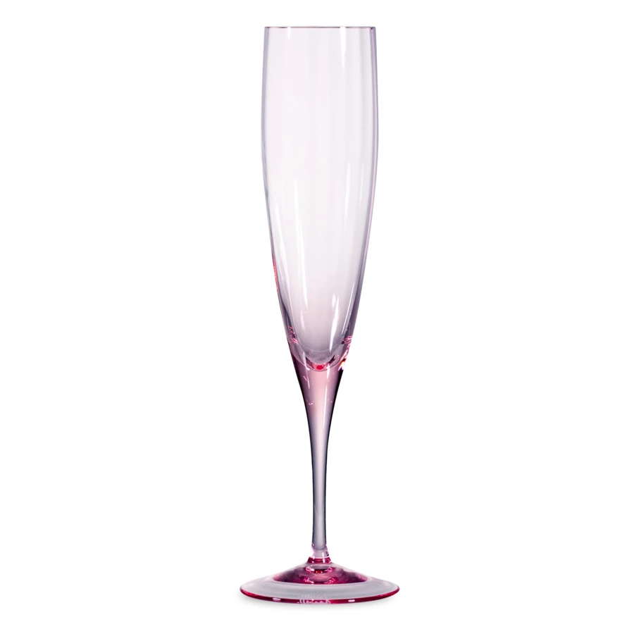 Набор фужеров для шампанского Moser Оптик 200 мл, 2 шт, розалин, п/к