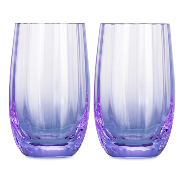 Набор стопок для водки Moser Оптик 80 мл, 2 шт, александрит, п/к