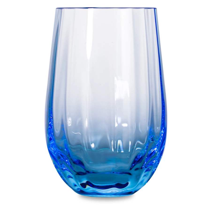 Набор стопок для водки Moser Оптик 80 мл, 2 шт, аквамарин, п/к