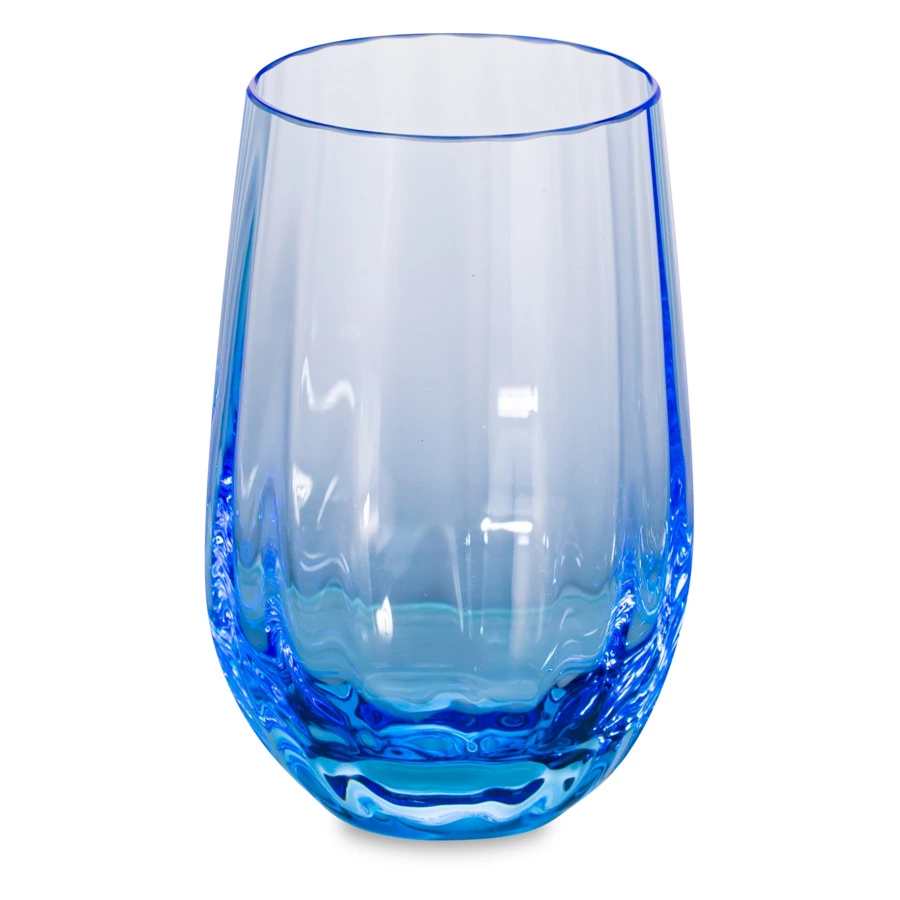 Набор стопок для водки Moser Оптик 80 мл, 2 шт, аквамарин, п/к