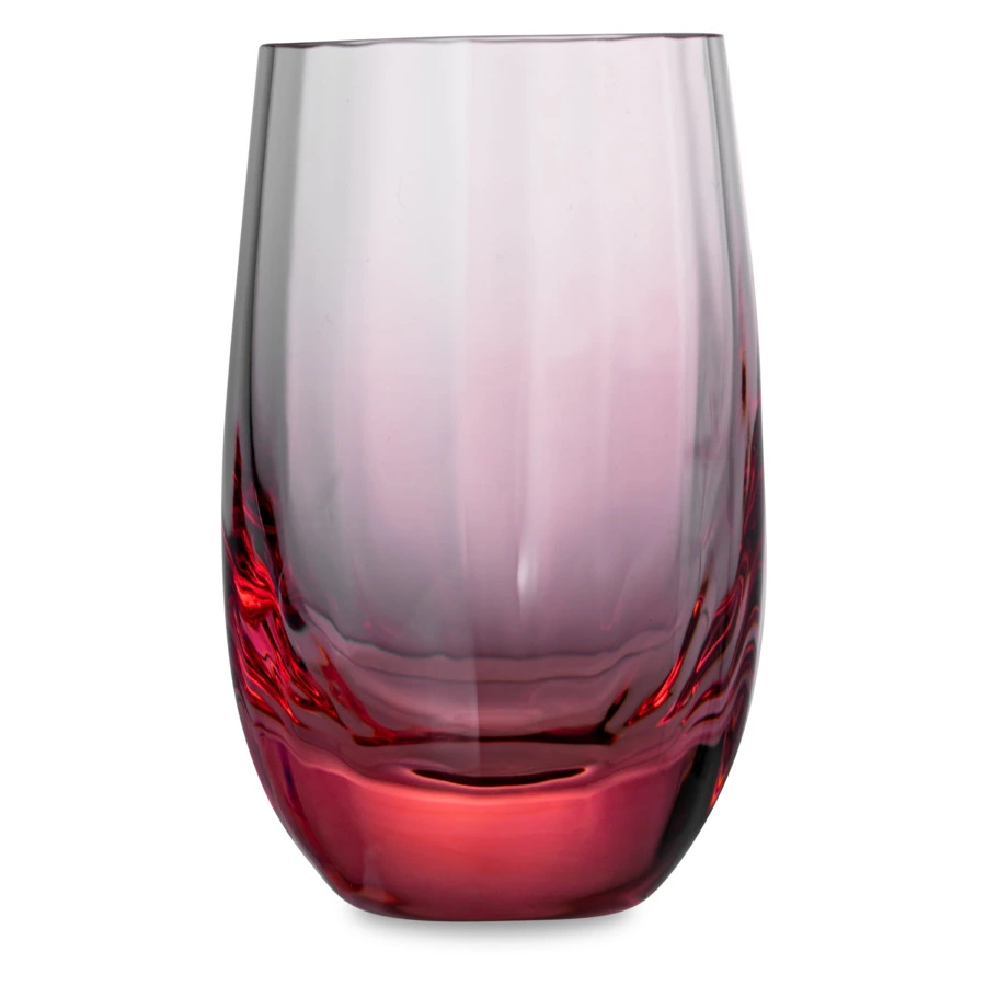 Набор стопок для водки Moser Оптик 80 мл, 2 шт, розалин, п/к