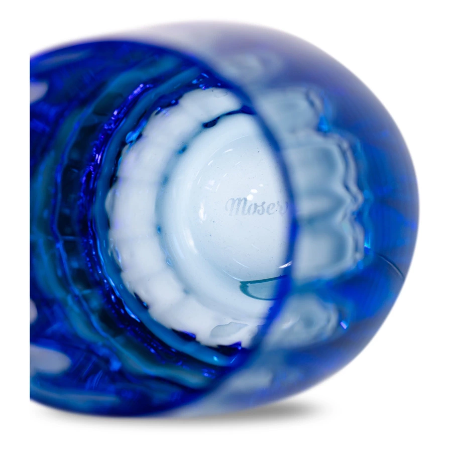 Набор стаканов для воды Moser Оптик 350 мл, 2 шт, аквамарин, п/к