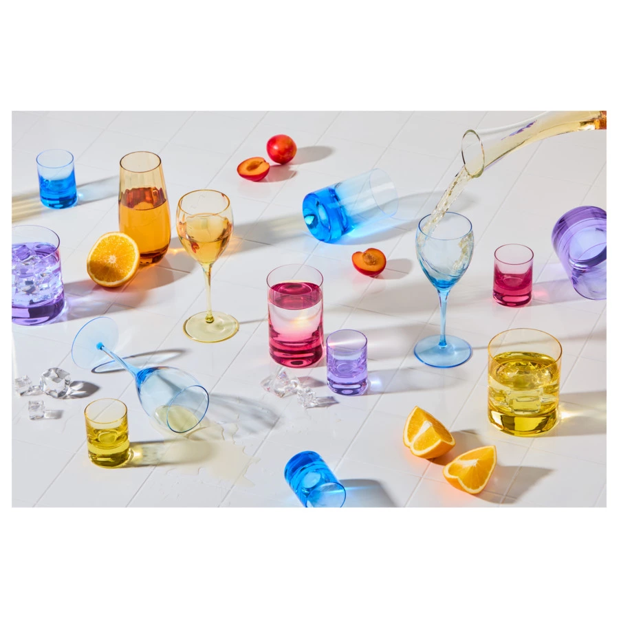 Набор стаканов для воды Moser Оптик 350 мл, 2 шт, топаз, п/к