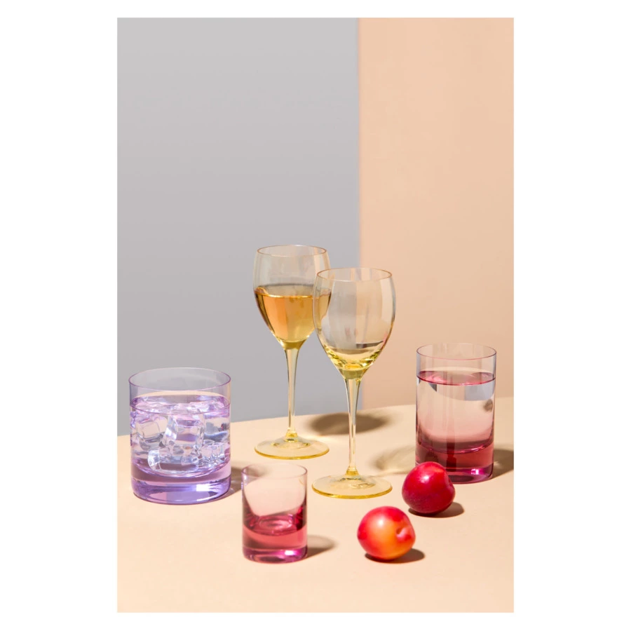 Набор стаканов для воды Moser Виски сет 220 мл, 2 шт, розалин, п/к