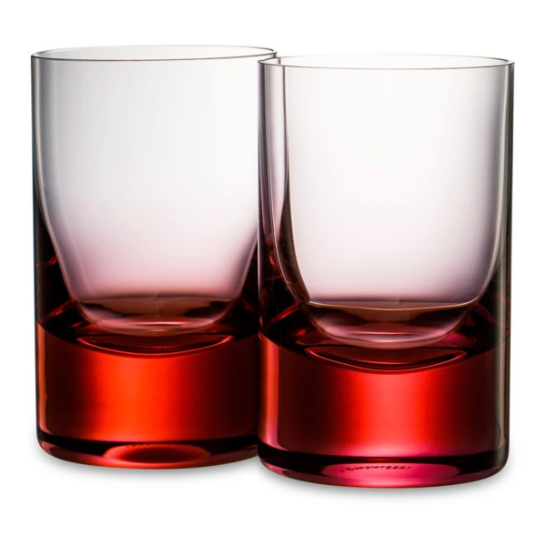 Набор стаканов для воды Moser Виски сет 220 мл, 2 шт, розалин, п/к