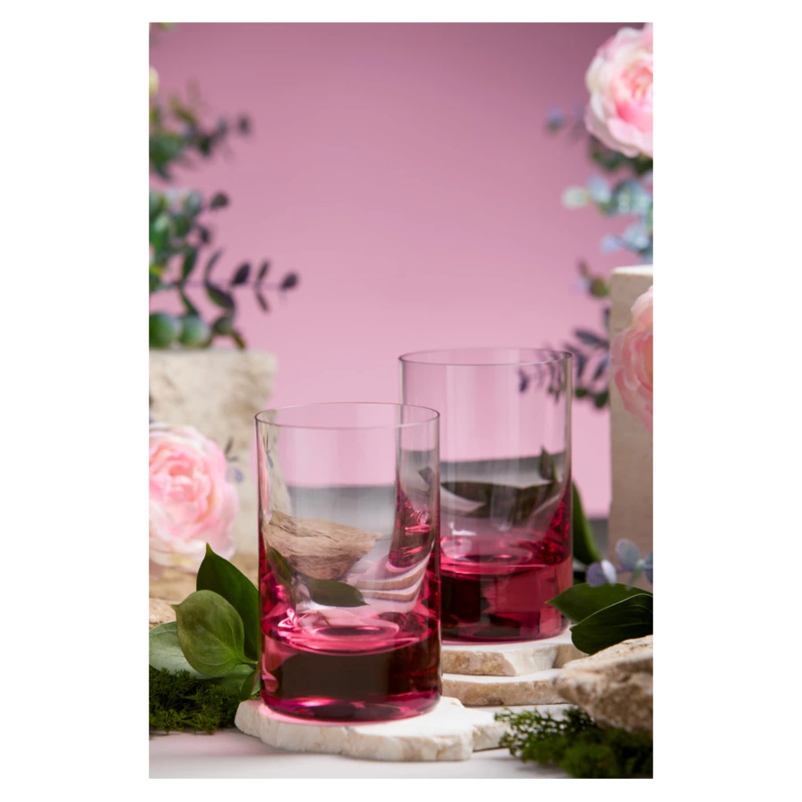 Набор стопок для водки Moser Виски сет 60 мл, 2 шт, розалин, п/к