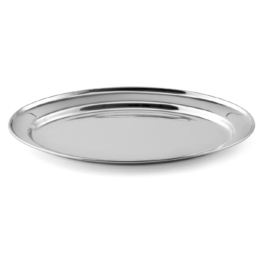 Поднос овальный Weis 45х30 см, h3 см, сталь нержавеющая