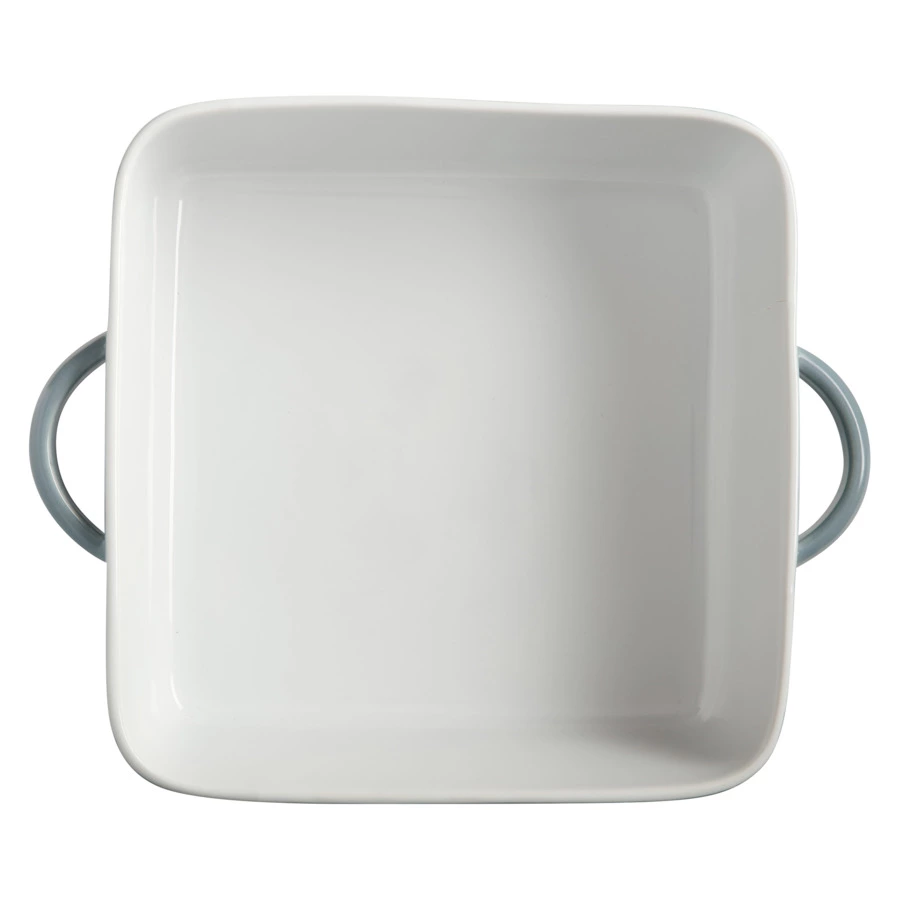 Блюдо квадратное Casa Domani Moderna 22 см, керамика, серо-голубой, п/к