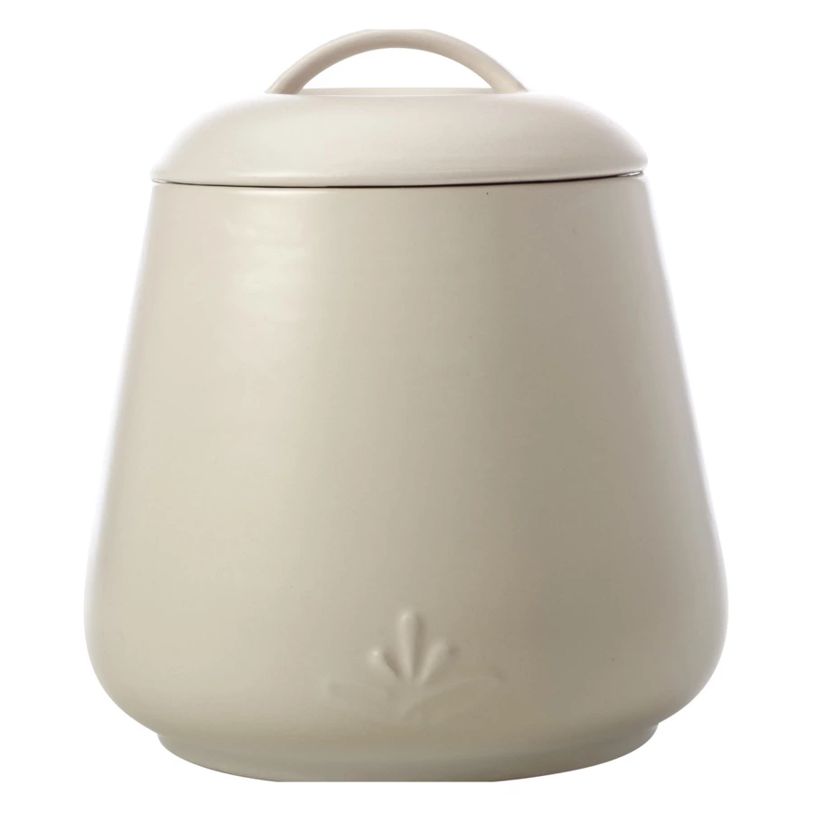 Банка для сыпучих продуктов Casa Domani Moderna 600 мл, керамика, кремовый, п/к