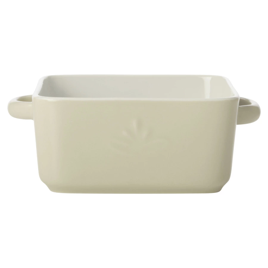 Блюдо квадратное Casa Domani Moderna 11 см, керамика, кремовый, п/к