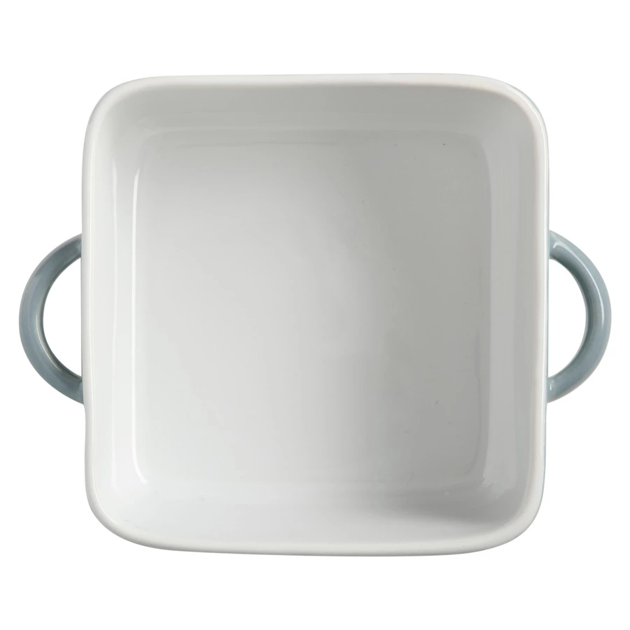 Блюдо квадратное Casa Domani Moderna 11 см, керамика, серо-голубой, п/к