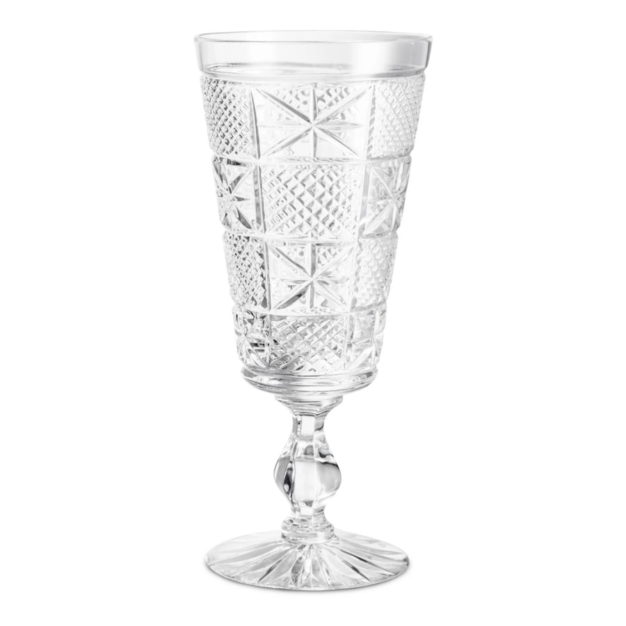 Набор фужеров для воды ГХЗ Лубок 350 мл, 6 шт, хрусталь