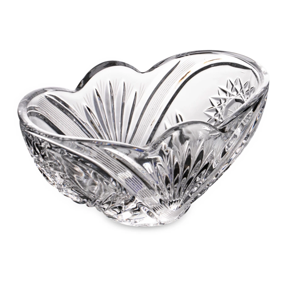 Ваза для конфет ГХЗ Улыбка, хрусталь