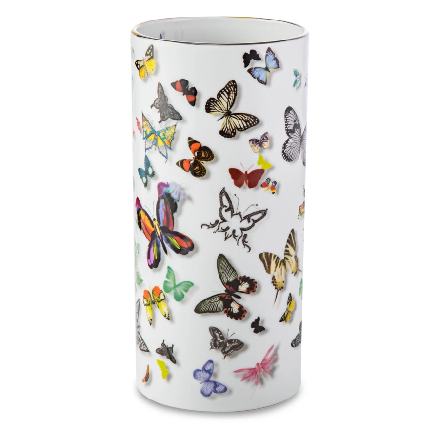 Ваза Vista Alegre Бабочки h24,5 см, фарфор, п/к