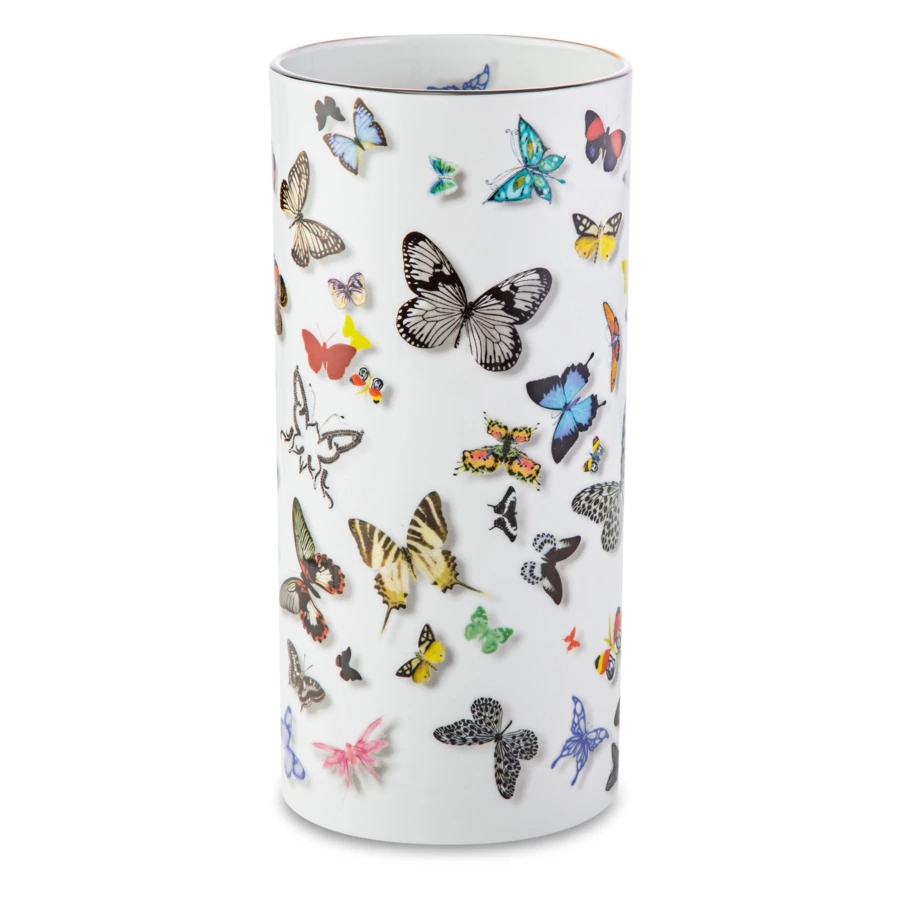 Ваза Vista Alegre Бабочки h24,5 см, фарфор, п/к