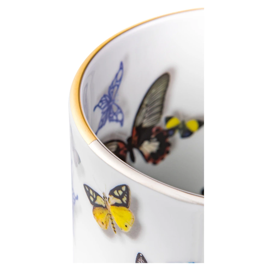Ваза Vista Alegre Бабочки h24,5 см, фарфор, п/к