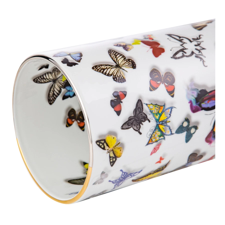 Ваза Vista Alegre Бабочки h24,5 см, фарфор, п/к