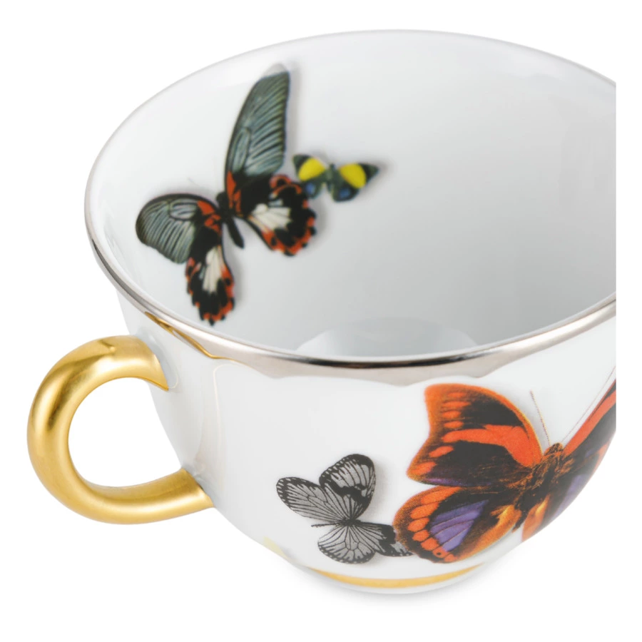 Сервиз чайный Vista Alegre Бабочки на 6 персон 21 предмет, фарфор