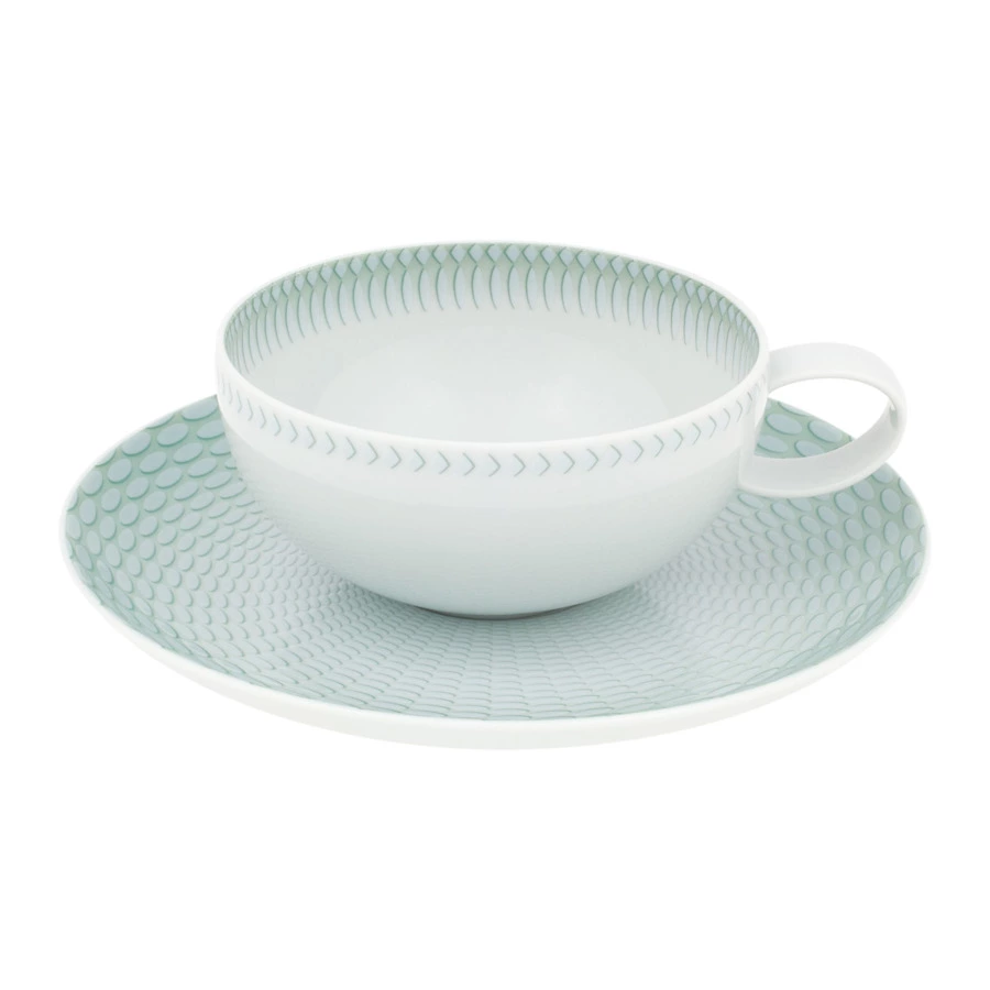 Чашка чайная с блюдцем Vista Alegre Венеция 250 мл, фарфор