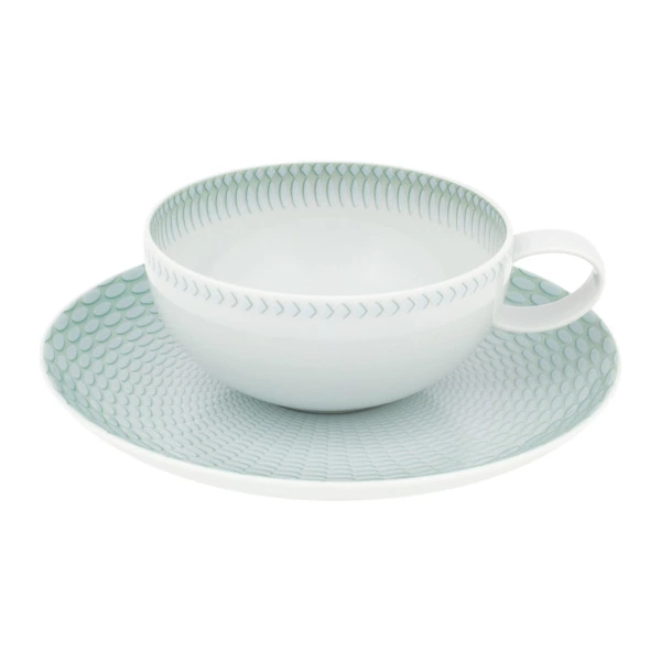 Чашка чайная с блюдцем Vista Alegre Венеция 250 мл, фарфор
