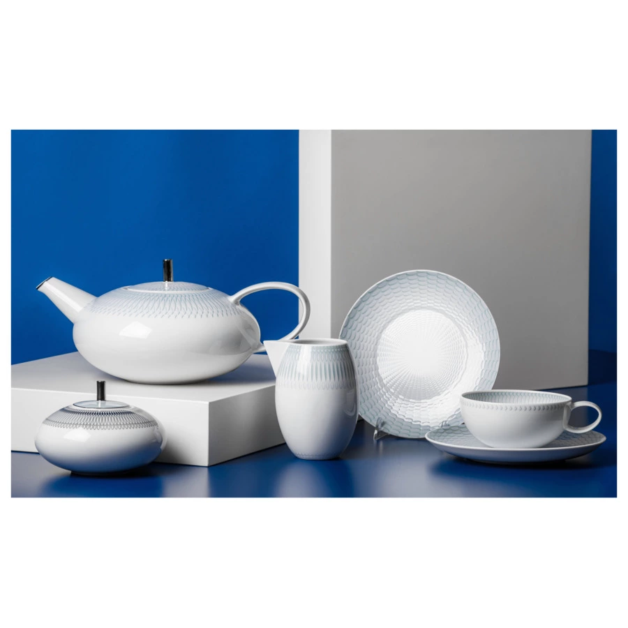 Чашка чайная с блюдцем Vista Alegre Венеция 250 мл, фарфор