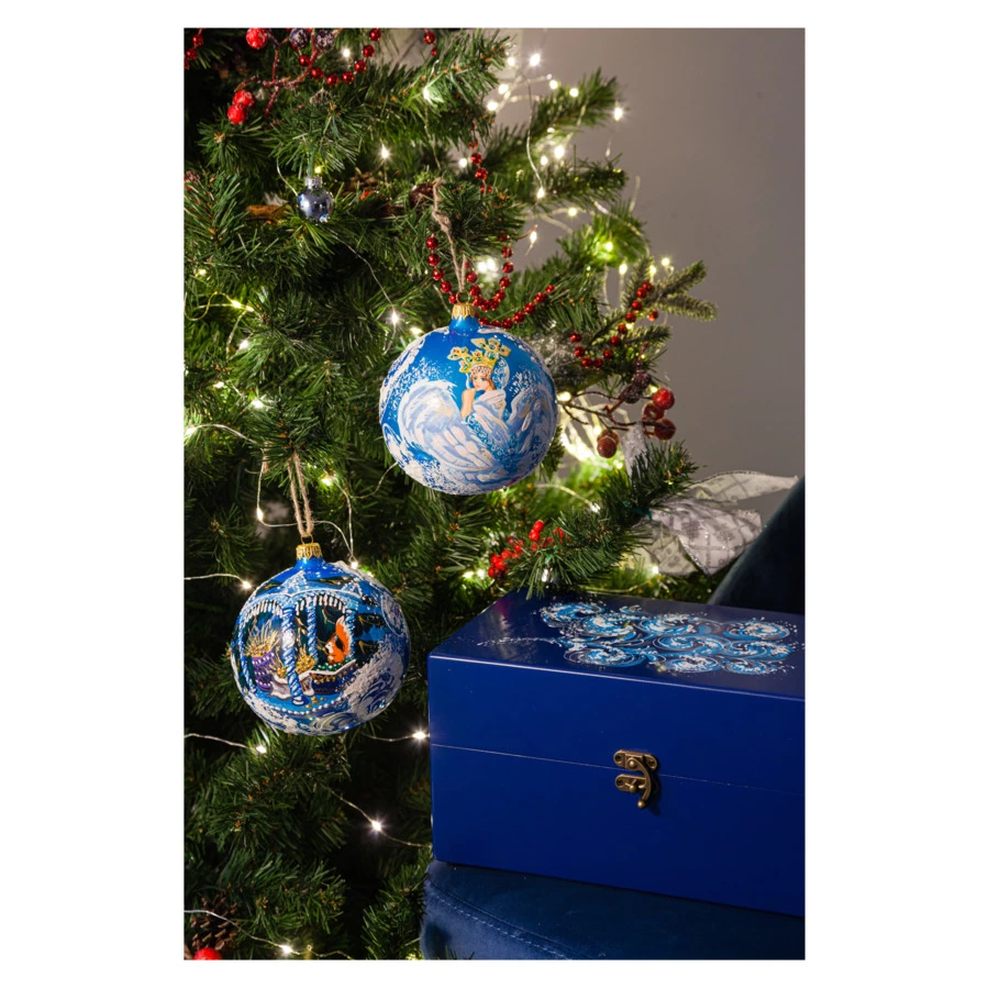 Игрушка елочная Bartosh Царевна-Лебедь 12 см, стекло, п/к-Sale