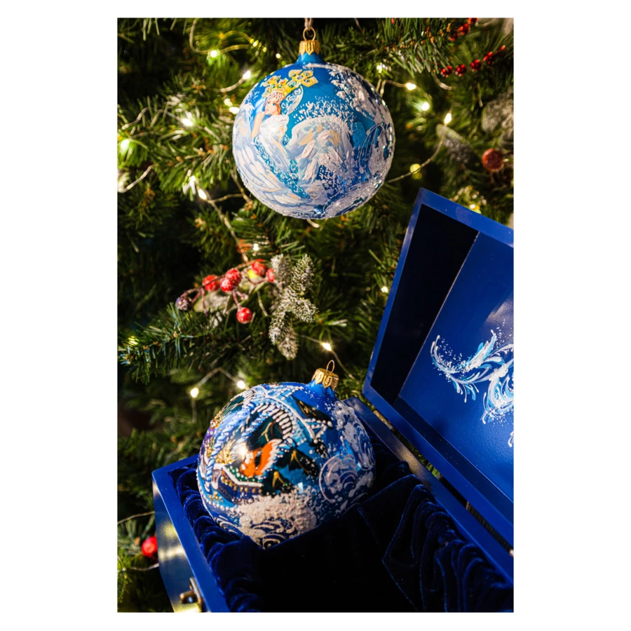 Игрушка елочная Bartosh Царевна-Лебедь 12 см, стекло, п/к-Sale