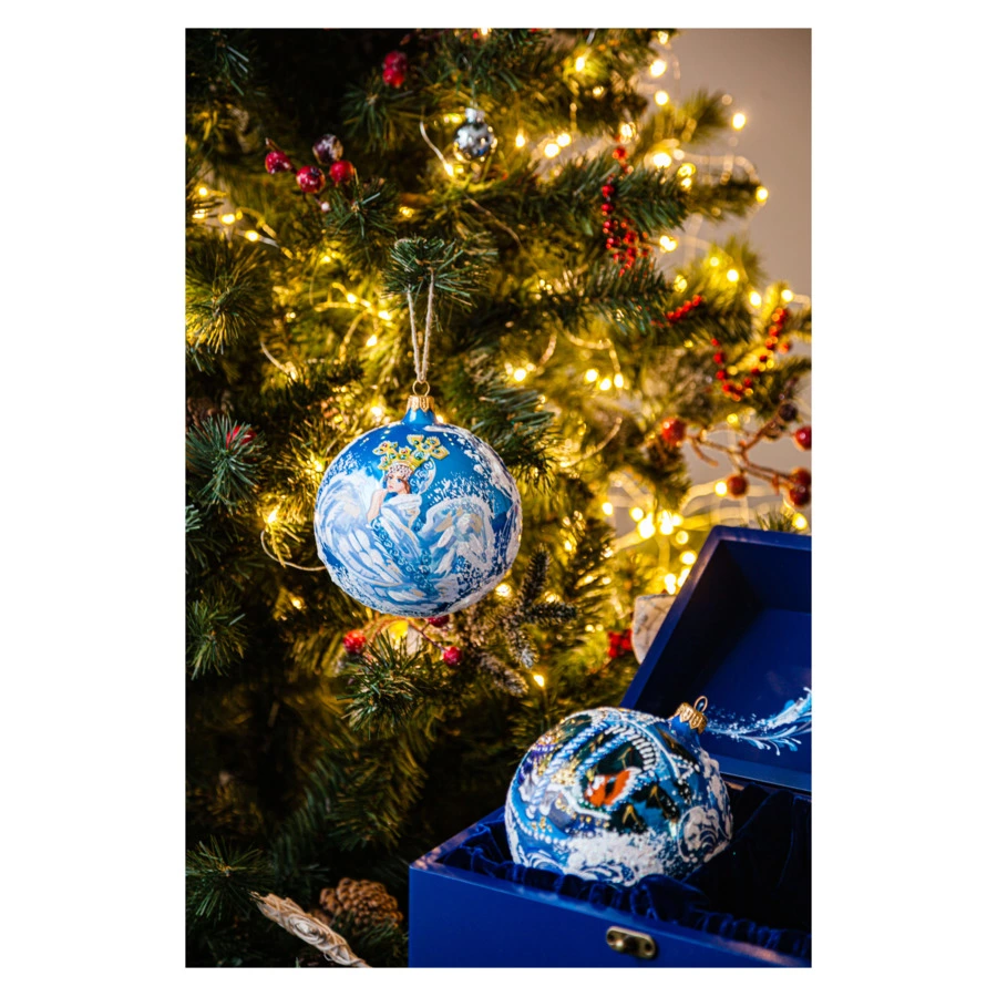 Игрушка елочная Bartosh Царевна-Лебедь 12 см, стекло, п/к-Sale