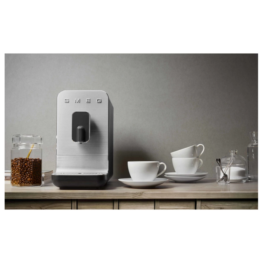 Кофемашина автоматическая SMEG BCC01BLMEU Collezione черный матовый, -Sale
