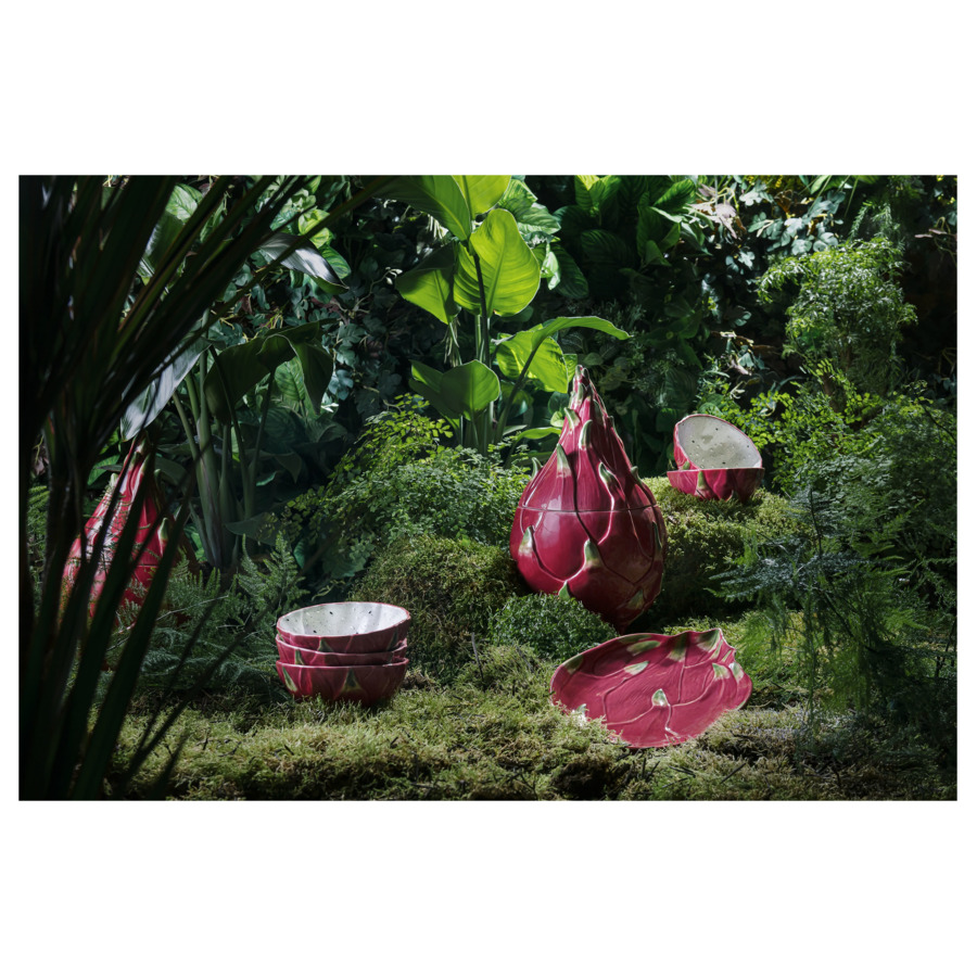 Салатник порционный Bordallo Pinheiro Тропические фрукты Питайя 14 см, керамика