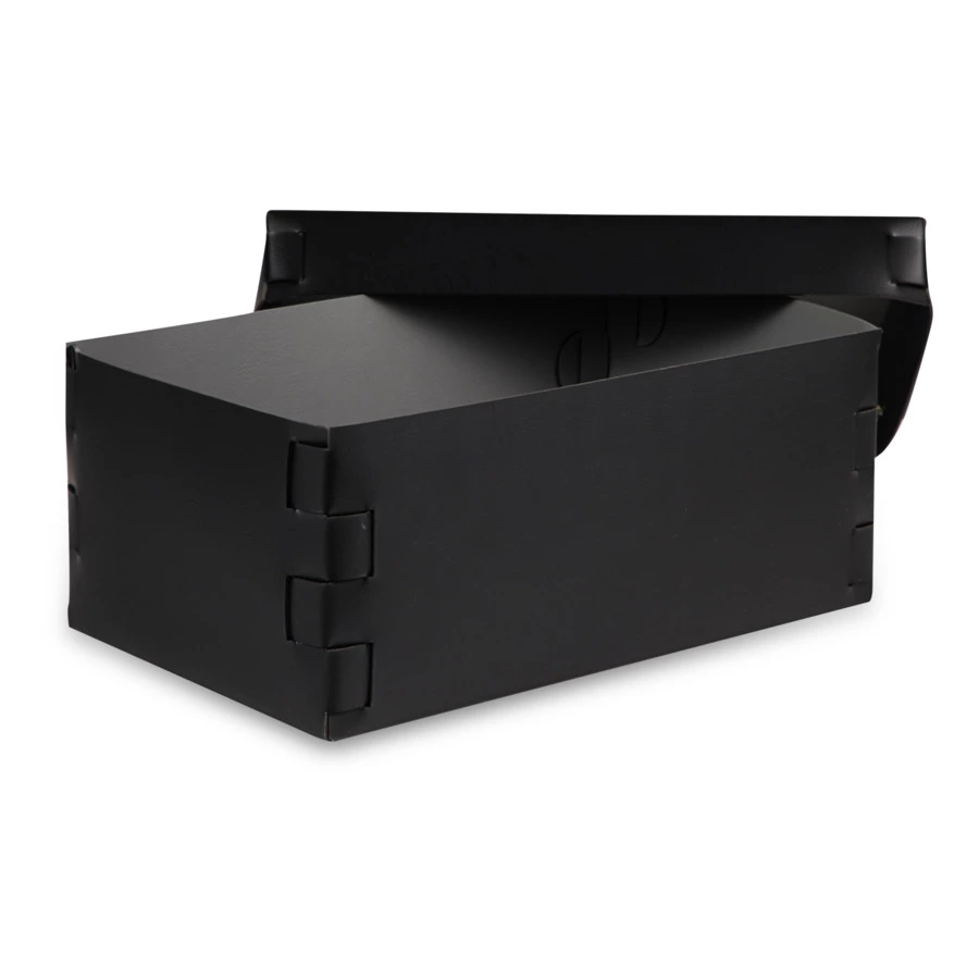 Коробка ADJ Snob 32x20х13,5 см, кожа натуральная, черный, п/к