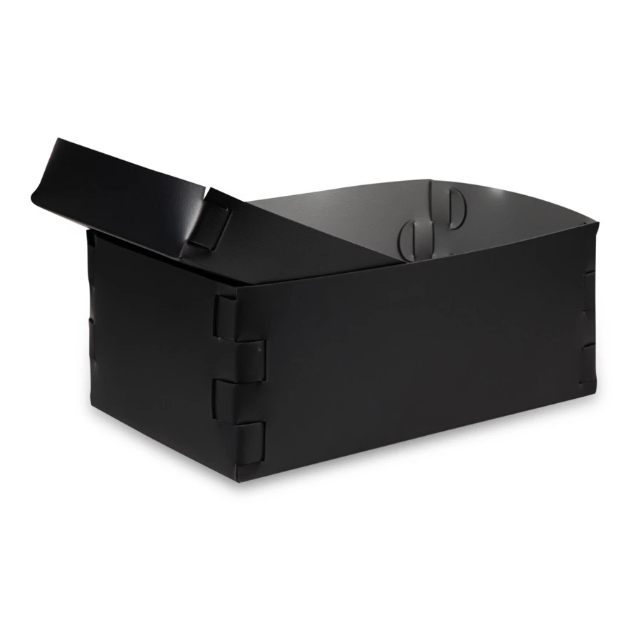 Коробка ADJ Snob 32x20х13,5 см, кожа натуральная, черный, п/к